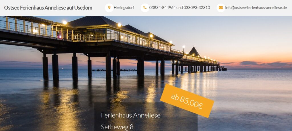 Ostsee Ferienhaus Anneliese 1024x459